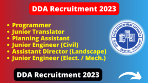 DDA Recruitment 2023 Delhi Development Authority Recruitment 2023: Apply for 687 Junior Engineer, Officer Posts